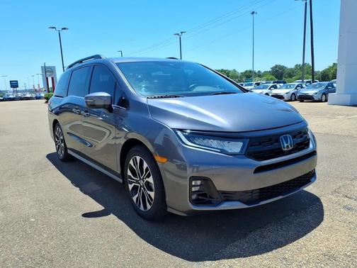 Modern Steel Metallic 2025 Honda Odyssey Elite