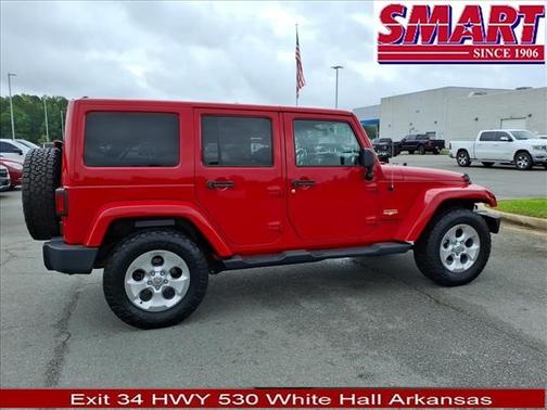 Flame Red Clearcoat 2014 Jeep Wrangler Unlimited Sahara