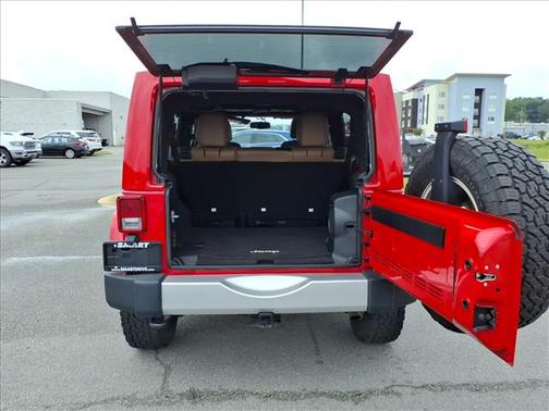 Flame Red Clearcoat 2014 Jeep Wrangler Unlimited Sahara