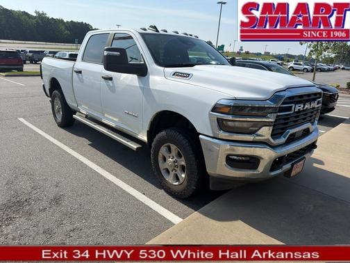 Bright White Clearcoat 2025 RAM 2500 Lone Star Crew Cab 4x4 6'4' Box