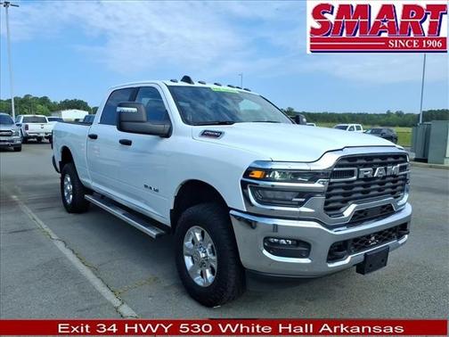 Bright White Clearcoat 2025 RAM 2500 Lone Star Crew Cab 4x4 6'4' Box