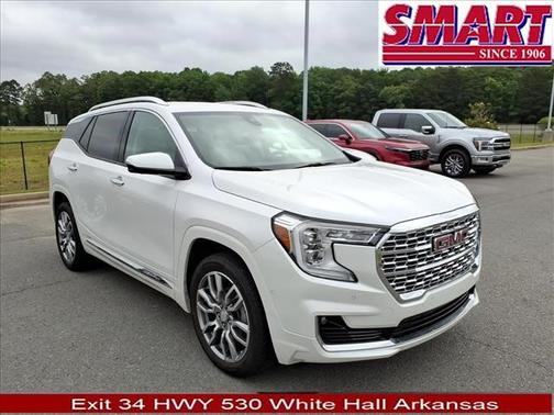 White Frost Tricoat 2023 GMC Terrain Denali