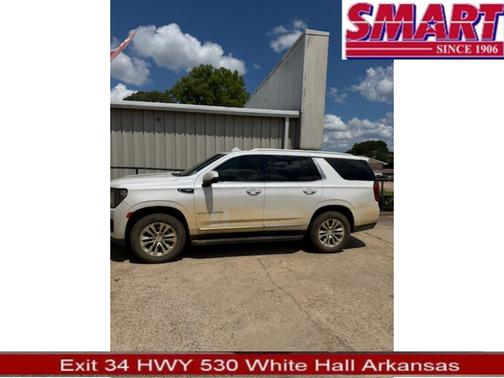White Frost Tricoat 2021 GMC Yukon SLT