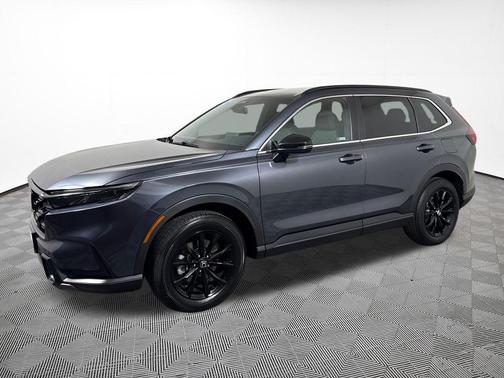 Gray 2024 Honda CR-V Hybrid Sport AWD