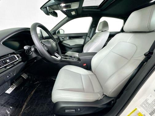 Platinum White Pearl 2026 Honda Civic Hybrid Sport Touring