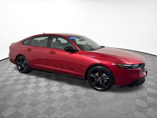Radiant Red Metallic 2023 Honda Accord Hybrid Sport-L