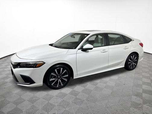 Platinum White Pearl 2024 Honda Civic EX