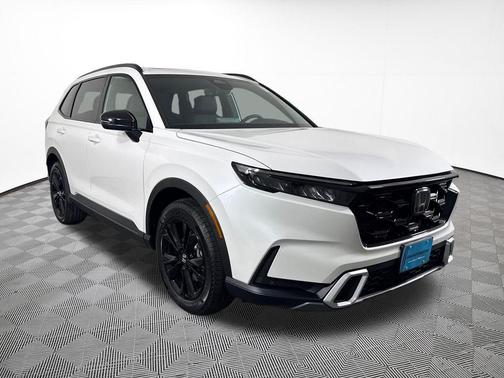 Platinum White Pearl 2026 Honda CR-V Hybrid Sport Touring AWD