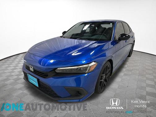 Aegean Blue Metallic 2022 Honda Civic Sport