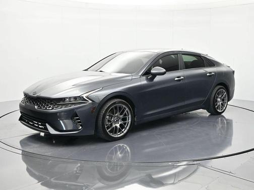 Gray 2021 Kia K5 LXS