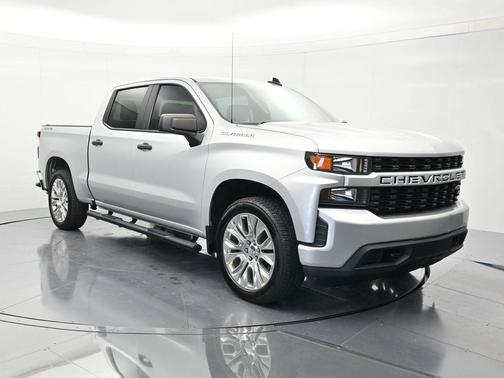 Silver Ice Metallic 2021 Chevrolet Silverado 1500 Custom