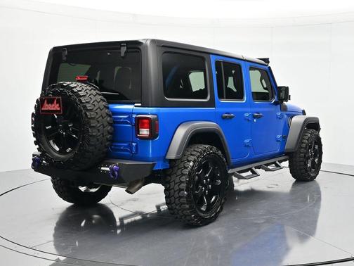 Hydro Blue Pearl 2024 Jeep Wrangler Sport
