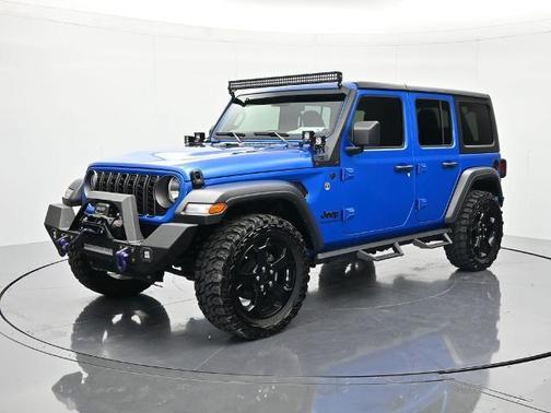 Hydro Blue Pearl 2024 Jeep Wrangler Sport