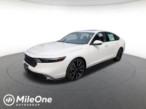 Platinum White Pearl 2026 Honda Accord Hybrid Touring