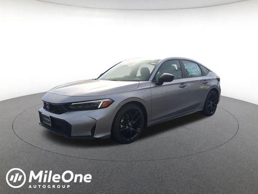 Solar Silver Metallic 2026 Honda Civic Sport