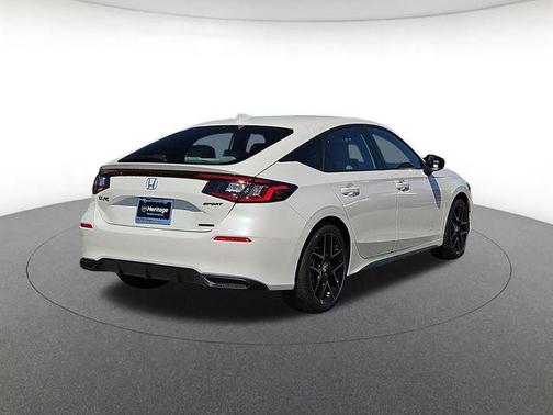 Platinum White 2026 Honda Civic Hybrid Sport