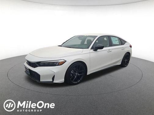 Platinum White 2026 Honda Civic Sport