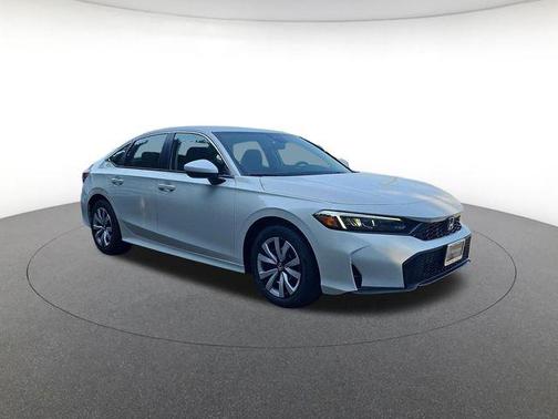 Platinum White Pearl 2026 Honda Civic LX
