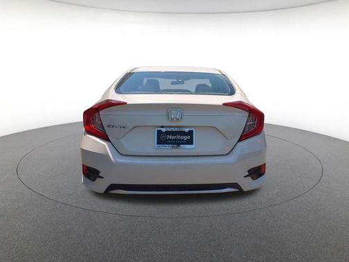 Platinum White Pearl 2020 Honda Civic LX