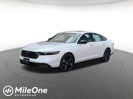 Platinum White Pearl 2026 Honda Accord Hybrid Sport-L