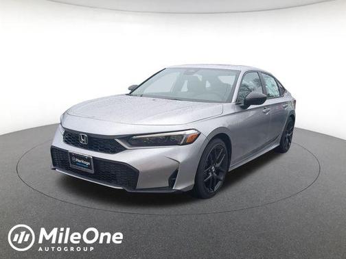 Solar Silver Metallic 2026 Honda Civic Hybrid Sport