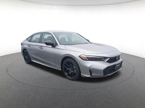 Solar Silver Metallic 2026 Honda Civic Hybrid Sport