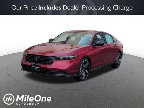 Radiant Red 2026 Honda Accord Hybrid Sport