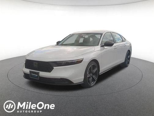 Platinum White Pearl 2026 Honda Accord Hybrid Sport