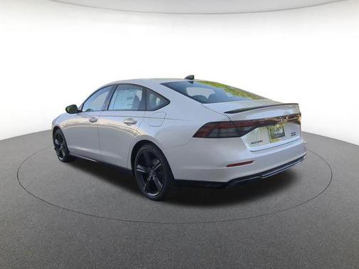 Platinum White 2026 Honda Accord Hybrid Sport-L
