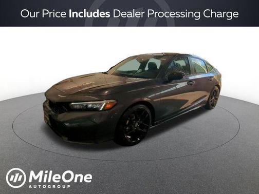 Meteorite Gray Metallic 2026 Honda Civic Sport