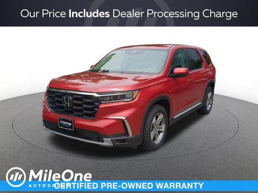 Radiant Red Metallic II 2023 Honda Pilot AWD EX-L 8 Passenger