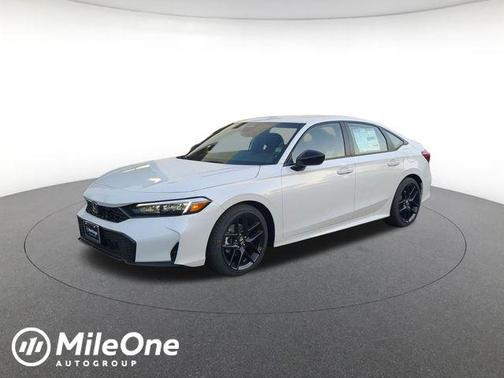 Platinum White 2026 Honda Civic Sport