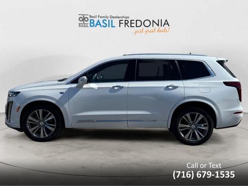 Crystal White Tri-Coat 2023 Cadillac XT6 Premium Luxury AWD