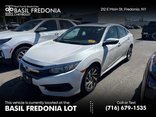 White Orchid Pearl 2016 Honda Civic EX