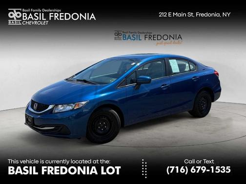 Blue 2014 Honda Civic LX