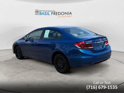 Blue 2014 Honda Civic LX