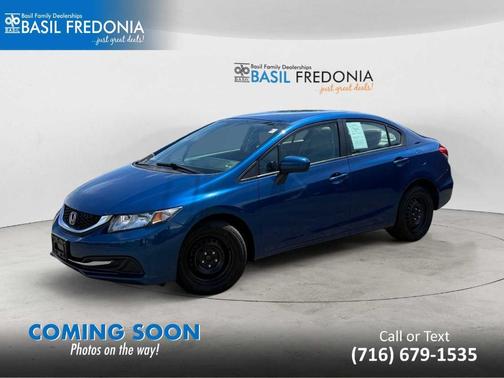 Blue 2014 Honda Civic LX