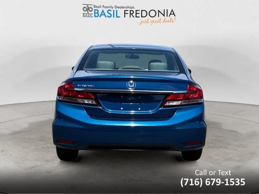 Blue 2014 Honda Civic LX