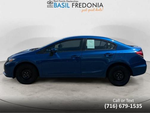 Blue 2014 Honda Civic LX