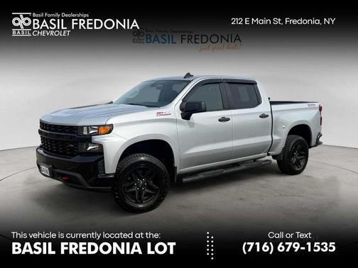 Silver Ice Metallic 2020 Chevrolet Silverado 1500 Custom Trail Boss
