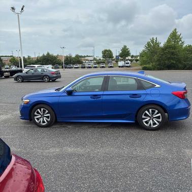 Aegean Blue Metallic 2023 Honda Civic LX