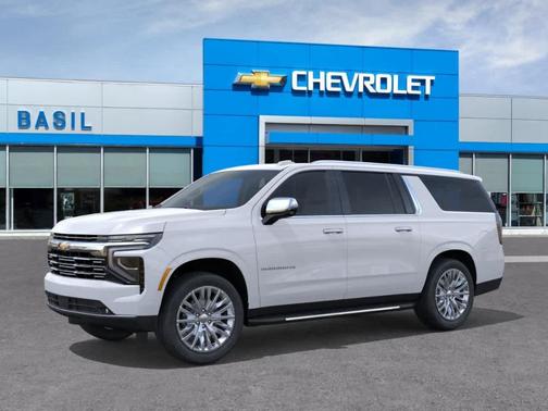 Polar White 2026 Chevrolet Suburban Premier