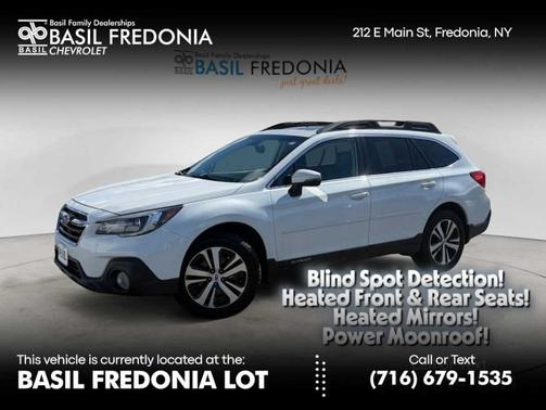 Crystal White Pearl 2018 Subaru Outback 2.5i Limited