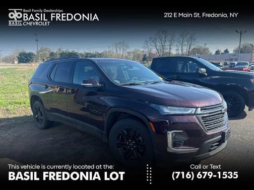 Black Cherry Metallic 2023 Chevrolet Traverse LT Cloth