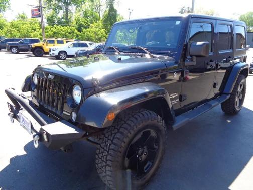 Black 2015 Jeep Wrangler Unlimited Sahara