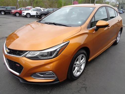 Orange 2017 Chevrolet Cruze LT