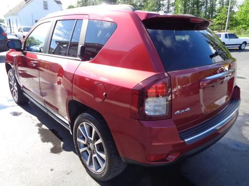 Red 2017 Jeep Compass High Altitude