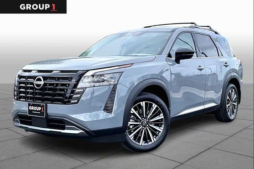 Boulder Gray Pearl 2026 Nissan Pathfinder Platinum