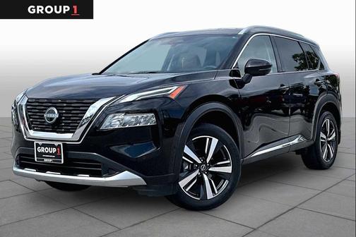Super Black 2023 Nissan Rogue Platinum