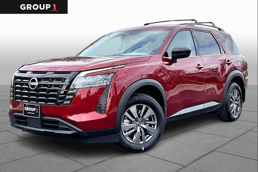 Scarlet Ember Tintcoat 2026 Nissan Pathfinder SV